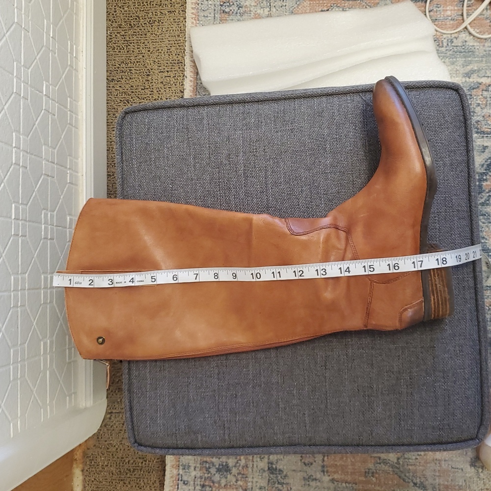 Sam Edelman Penny Tall Riding Boots Leather- Cognac Size 9.5 - Picture 16 of 16